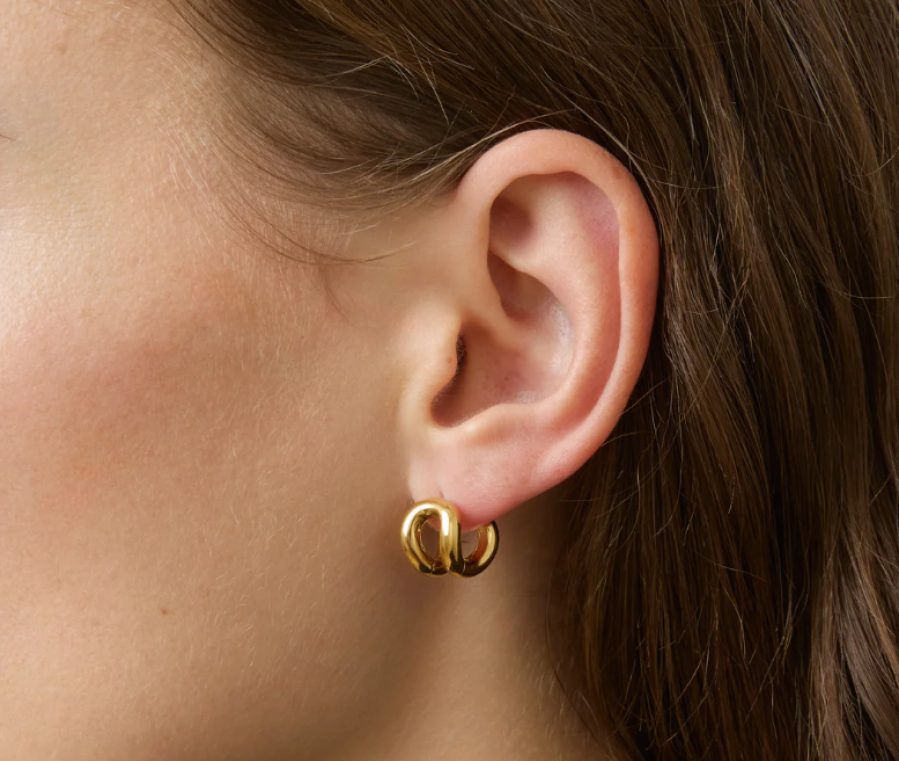 LIE STUDIO - The Asta Earrings - Gold