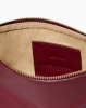 LIE STUDIO - The Charlie Clutch - Burgundy Red