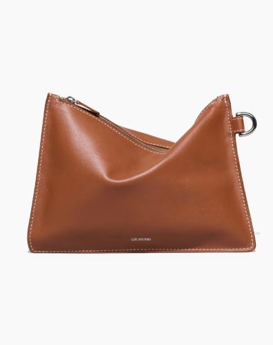 LIE STUDIO - The Charlie Clutch - Toffee Brown