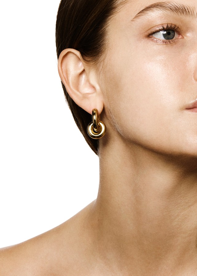 LIE STUDIO - THE ESTHER EARRINGS gold