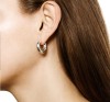 LIE STUDIO - THE ESTHER EARRINGS silver 