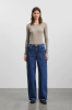 Skall Studio AW23 - Wide leg jeans - Mid blue denim