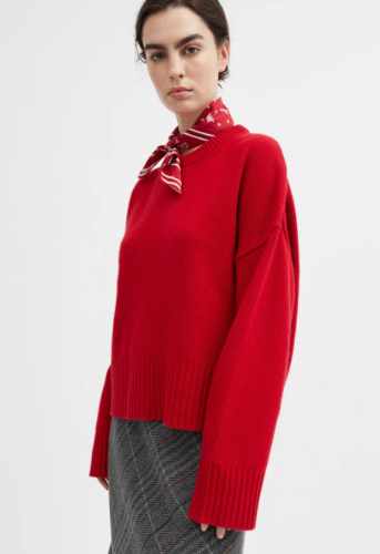 Skall Studio AW24 - Campa Jumper - Aurora red