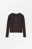 Skall Studio AW25 - Edie cardigan - Dark Brown