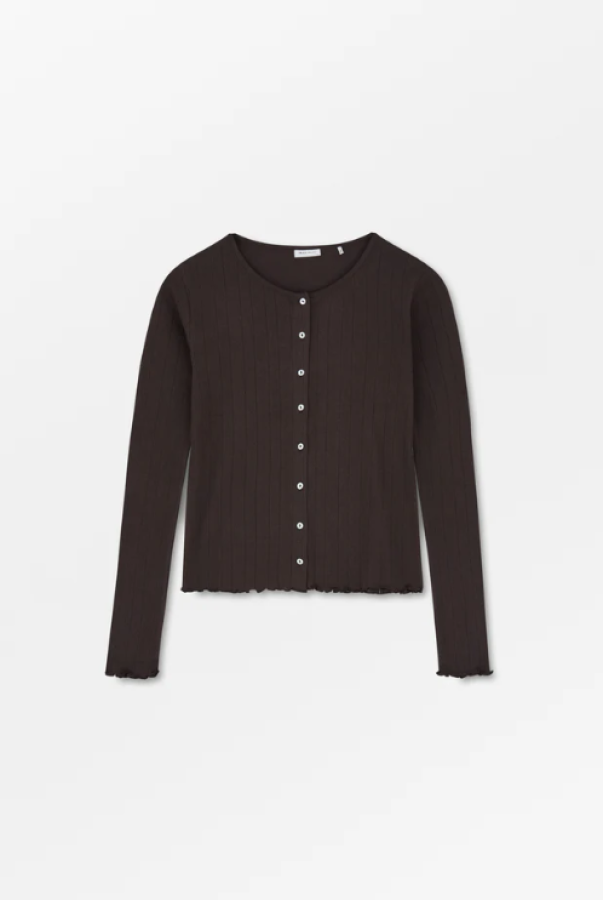 Skall Studio AW25 - Edie cardigan - Dark Brown