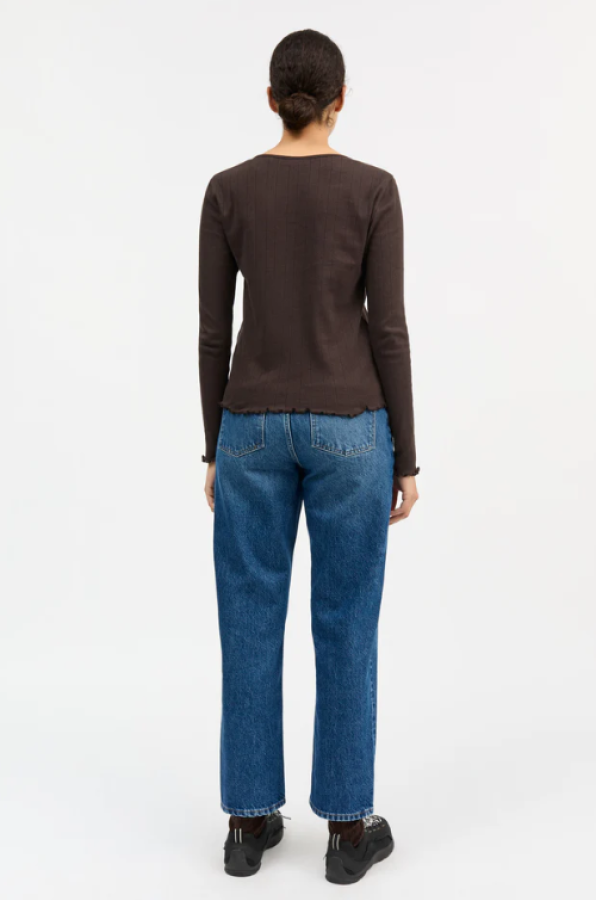 Skall Studio AW25 - Edie cardigan - Dark Brown