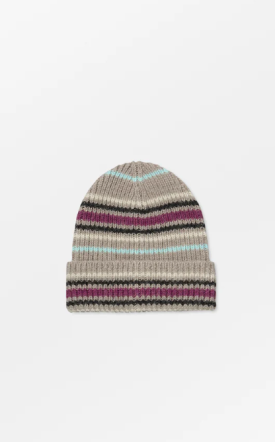 Skall Studio PS26 - Laura beanie - Brown mélange/Multi Skall Studio PS26 - Laura beanie - Brown mélange/Multi