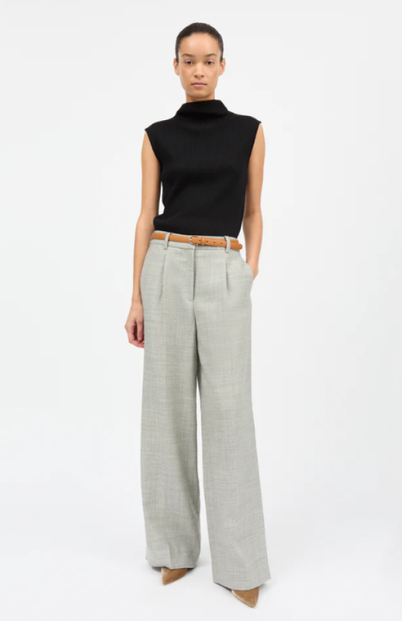 Skall Studio PS26 - Thom trousers - light grey mélange Skall Studio PS26 - Thom trousers - light grey mélange