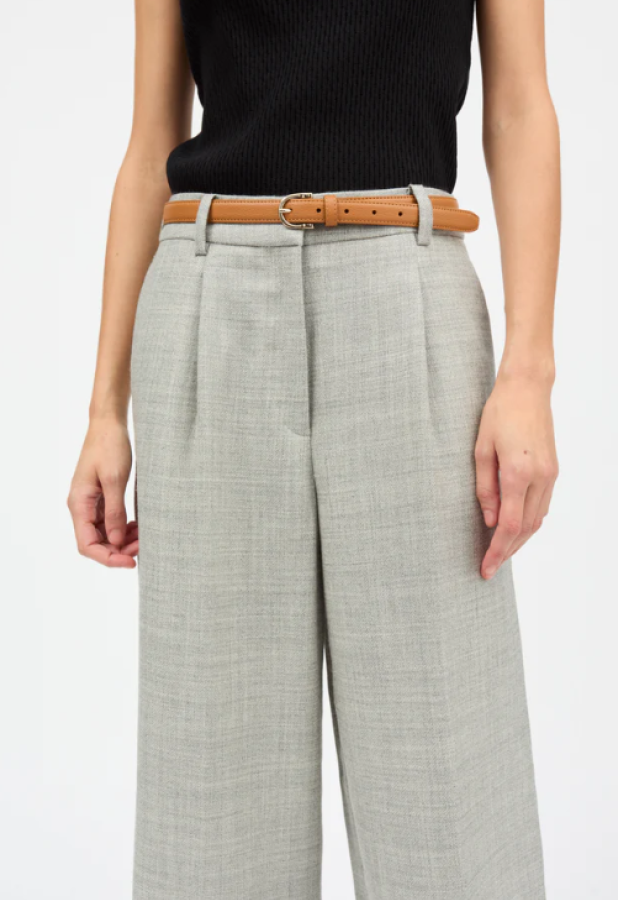 Skall Studio PS26 - Thom trousers - light grey mélange Skall Studio PS26 - Thom trousers - light grey mélange