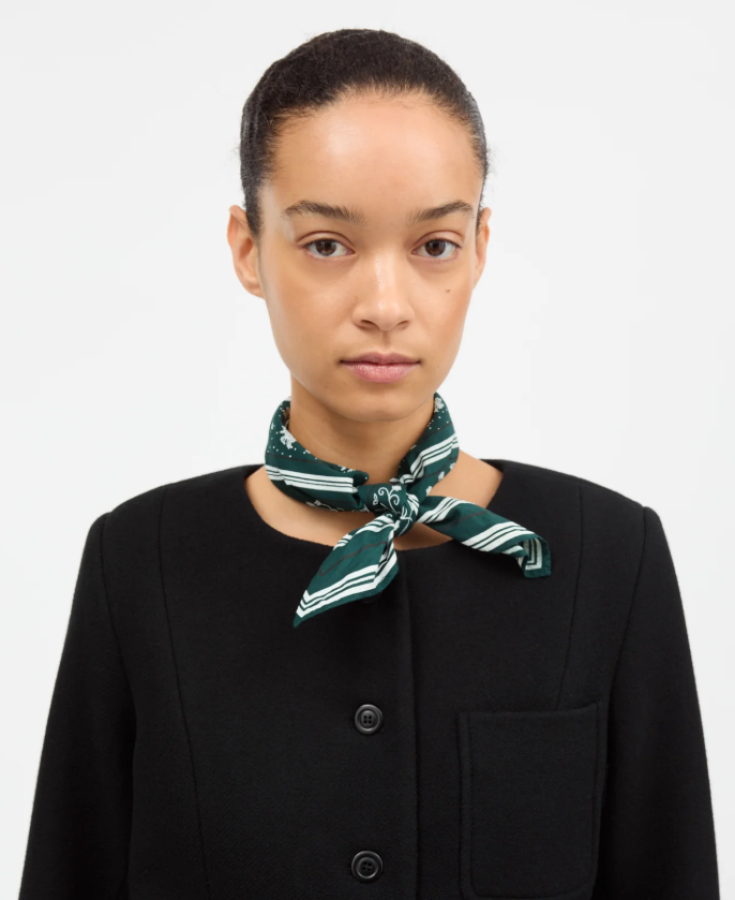 Skall Studio SS26 - Skall classic scarf - Pine green