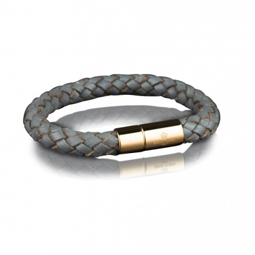 SKULTUNA - Leather Bracelet - Grey