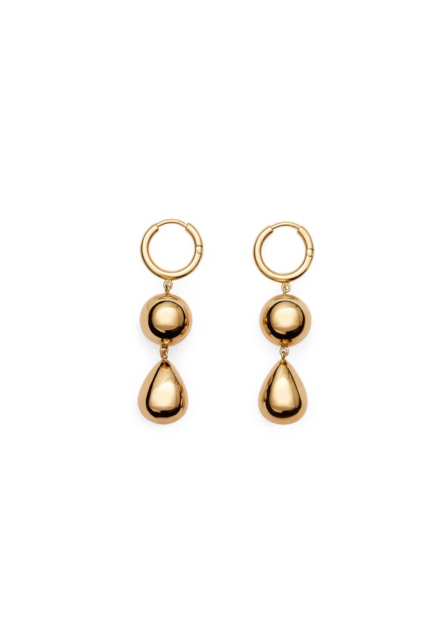 LIE STUDIO - THE CATHRINE EARRINGS gold