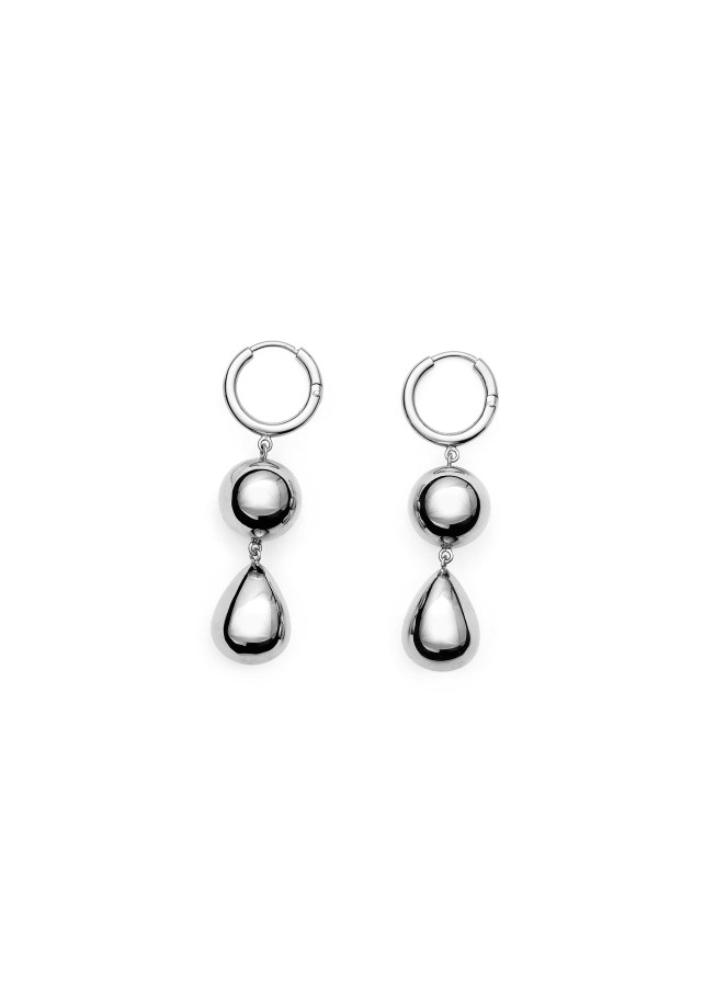 LIE STUDIO - THE CATHRINE EARRINGS silver