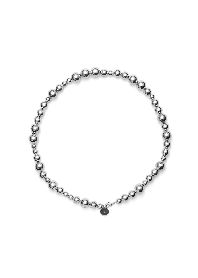 LIE STUDIO - THE ELLY NECKLASE silver