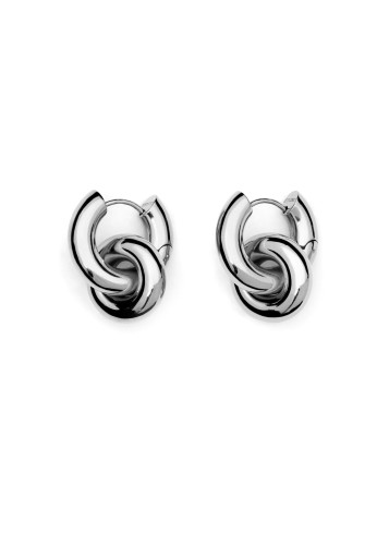 LIE STUDIO - THE ESTHER EARRINGS silver 